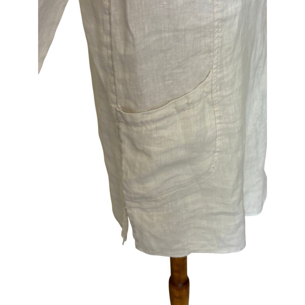 Jones New York linen tunic/dress, medium, coastal, casual, lagenlook, minimalist - Picture 5 of 6